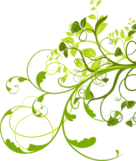 green-flowers-illust